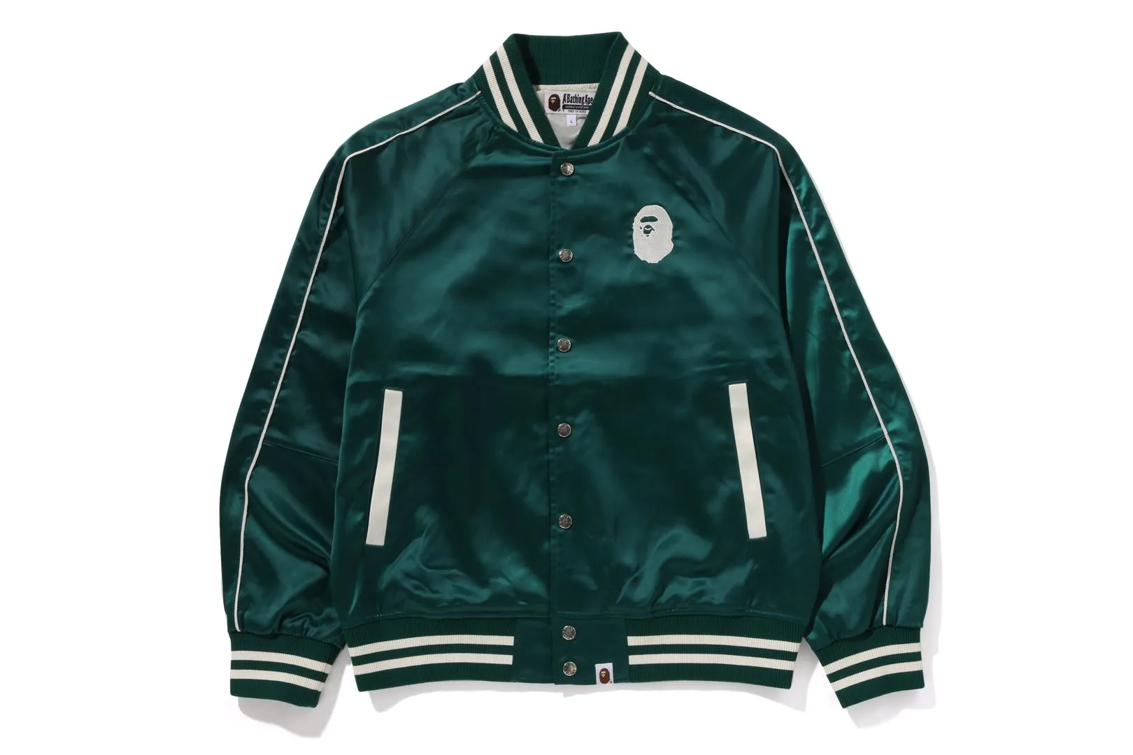 A BATHING APE NYLON VARSITY JACKET sold by Bape product image thumbnail 5
