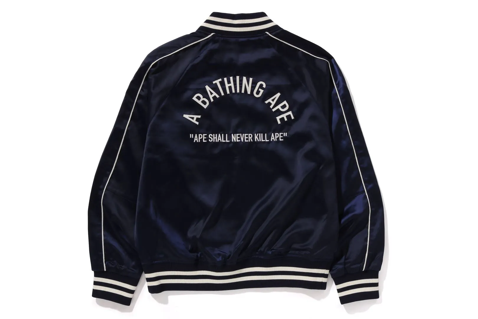 A BATHING APE NYLON VARSITY JACKET sold by Bape product image thumbnail 2