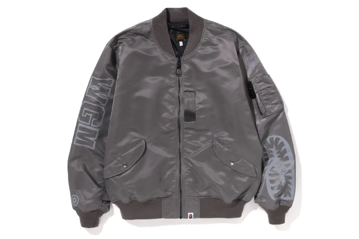 SHARK LOOSE FIT MA-1 sold by Bape