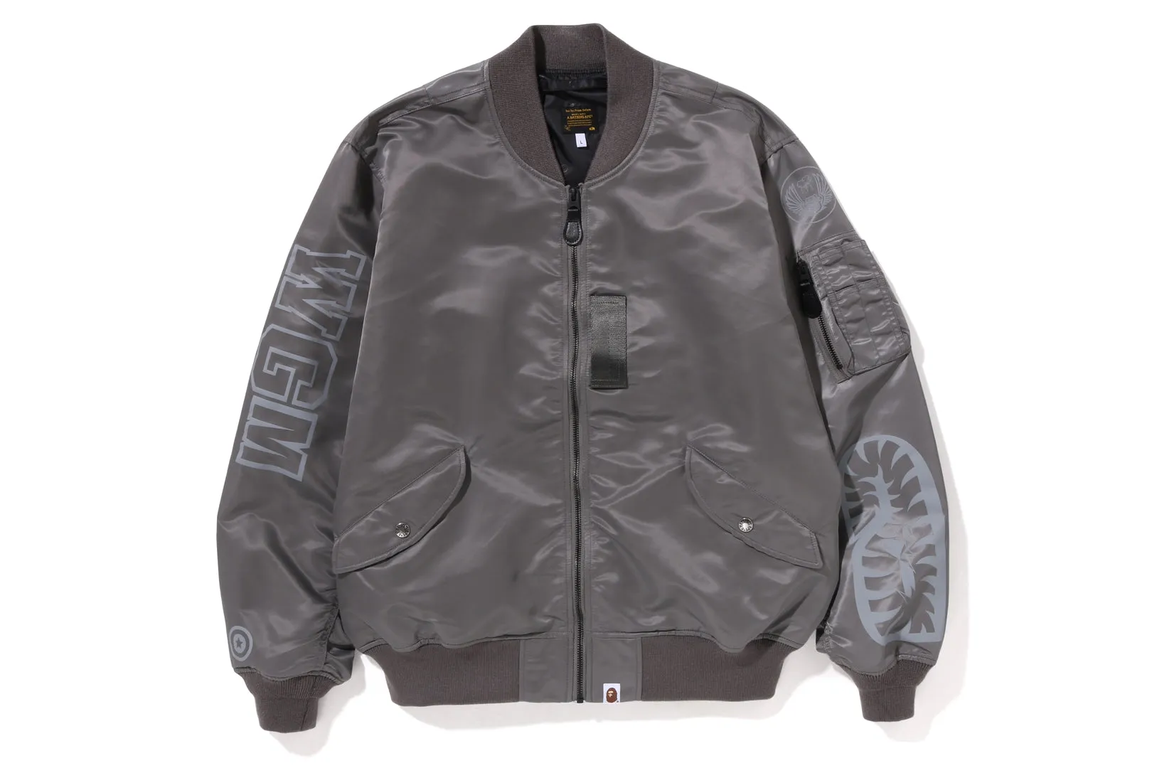 SHARK LOOSE FIT MA-1 sold by Bape