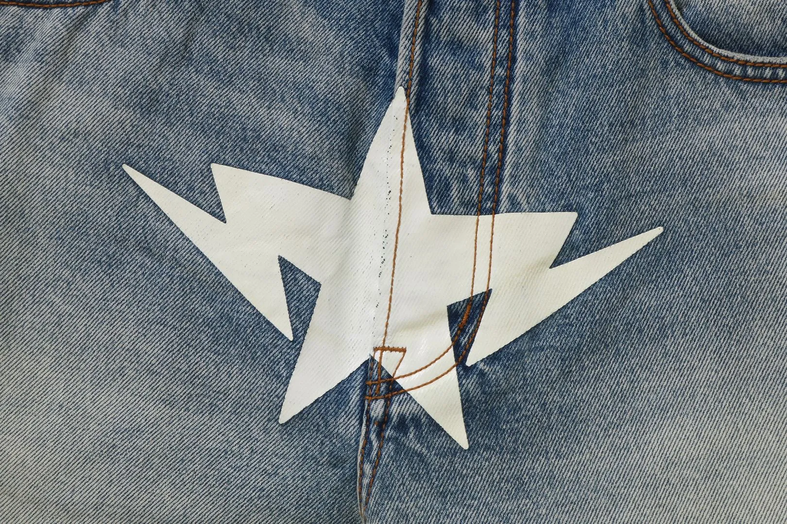 TWIN STA 13OZ DENIM LOOSE FIT SHORTS sold by Bape product image thumbnail 3