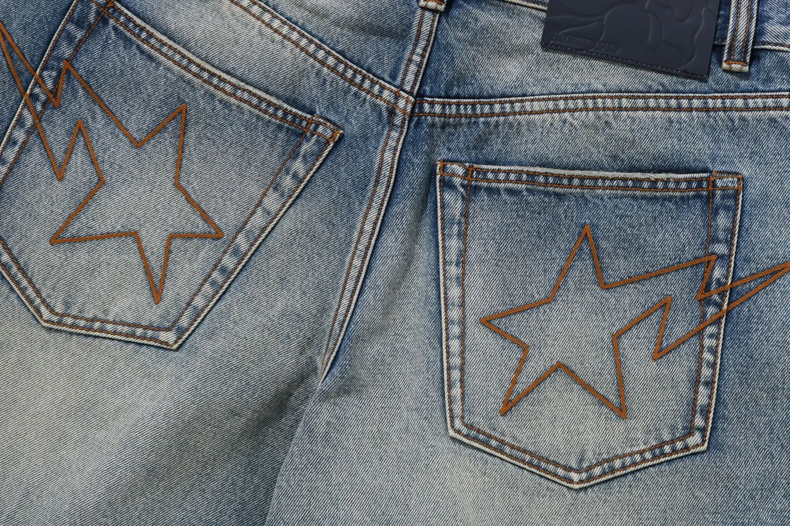 TWIN STA 13OZ DENIM LOOSE FIT SHORTS sold by Bape product image thumbnail 5