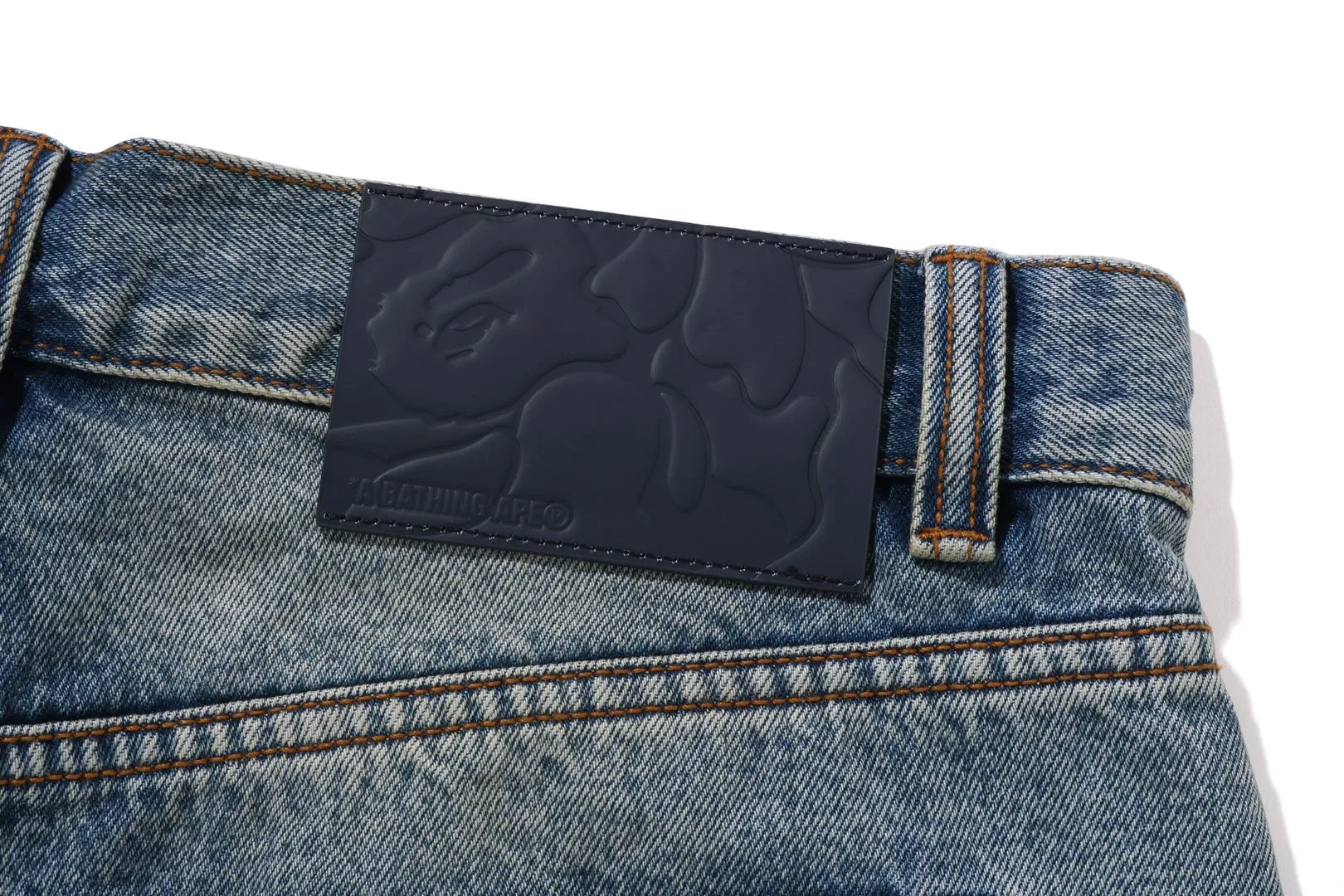 TWIN STA 13OZ DENIM LOOSE FIT SHORTS sold by Bape product image thumbnail 4