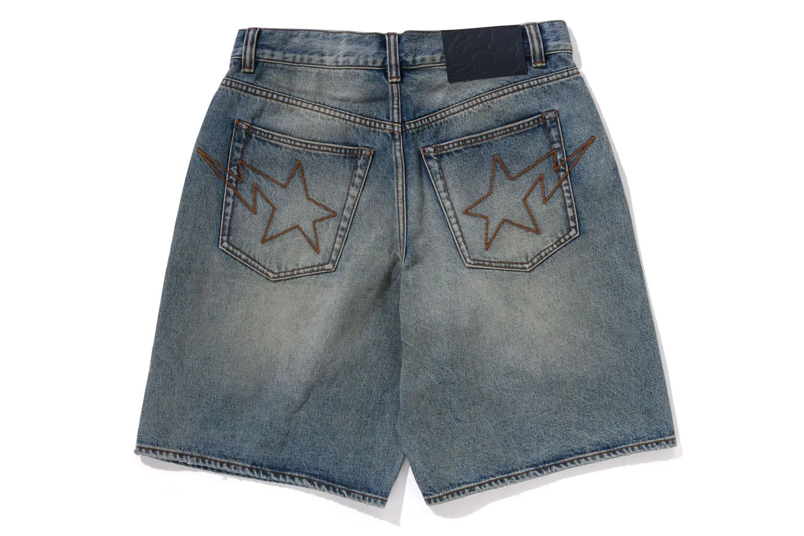 TWIN STA 13OZ DENIM LOOSE FIT SHORTS sold by Bape product image thumbnail 2