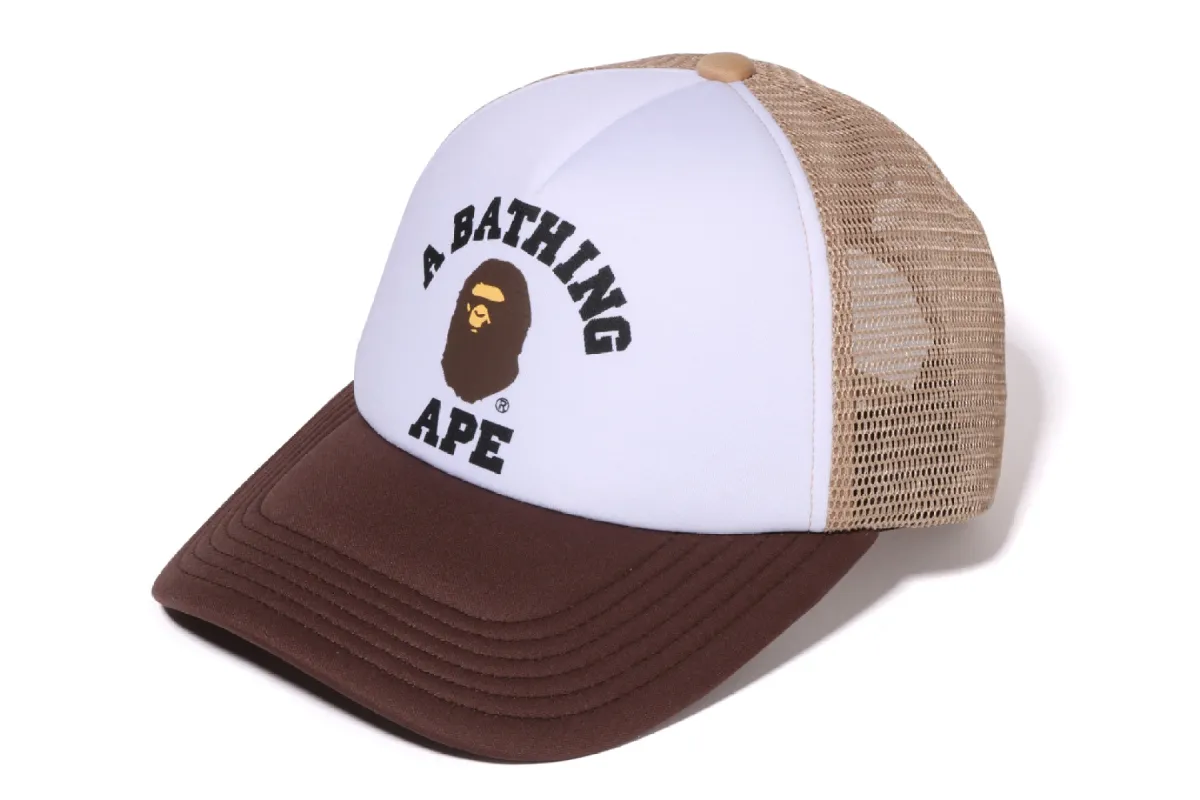 COLLEGE MESH CAP sold by Bape