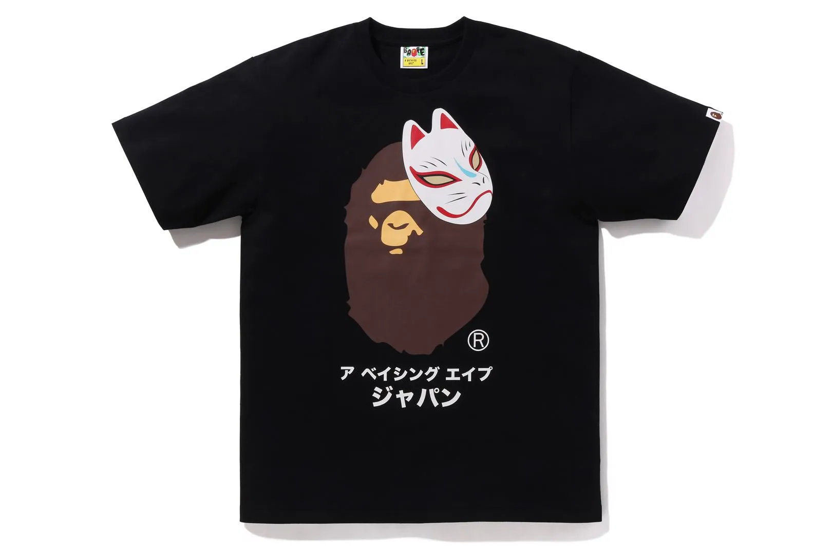 JAPANESE FOX MASK TEE sold by Bape