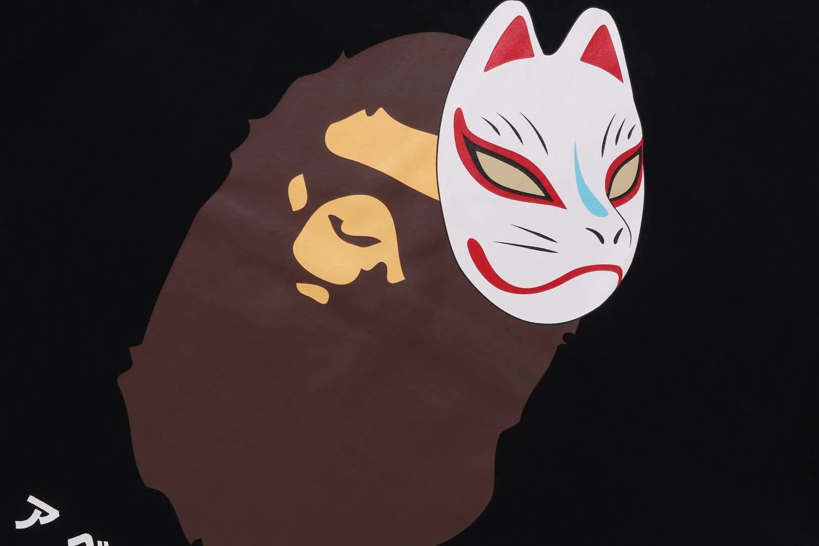 JAPANESE FOX MASK TEE sold by Bape product image thumbnail 3