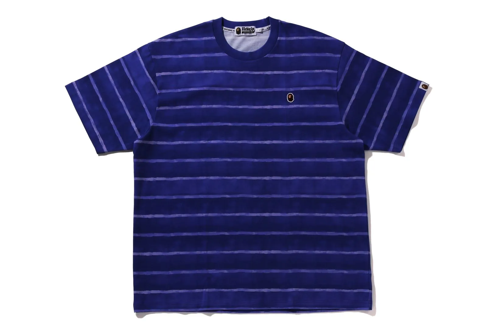 WAVE PATTERN ONE POINT RELAXED FIT TEE sold by Bape