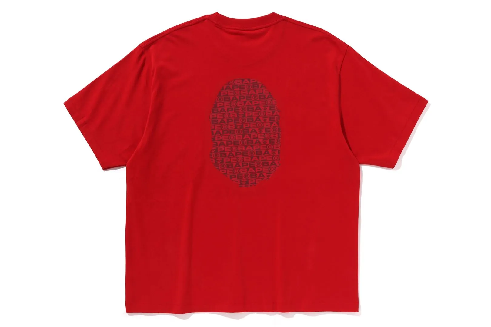 LUX SPORT PATTERN APE HEAD RELAXED FIT TEE sold by Bape product image thumbnail 2
