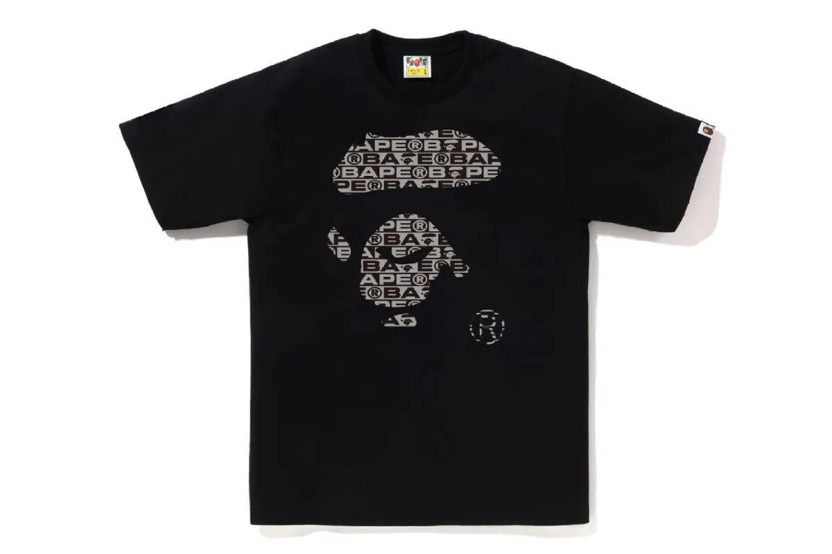 LUX SPORT PATTERN APE FACE TEE sold by Bape