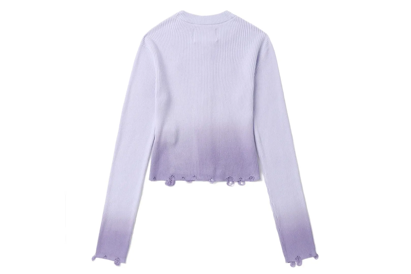 DIP DYE RIBBED ZIP UP CARDIGAN #1 sold by Bape product image thumbnail 2