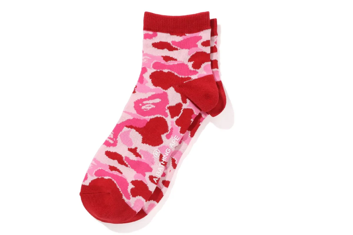 ABC CAMO ANKLE JACQUARD SOCKS sold by Bape