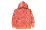 MARBLING CAMO SHARK RELAXED FIT FULL ZIP HOODIE sold by Bape