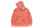 MARBLING CAMO SHARK RELAXED FIT FULL ZIP HOODIE sold by Bape