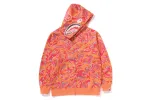 MARBLING CAMO SHARK RELAXED FIT FULL ZIP HOODIE sold by Bape