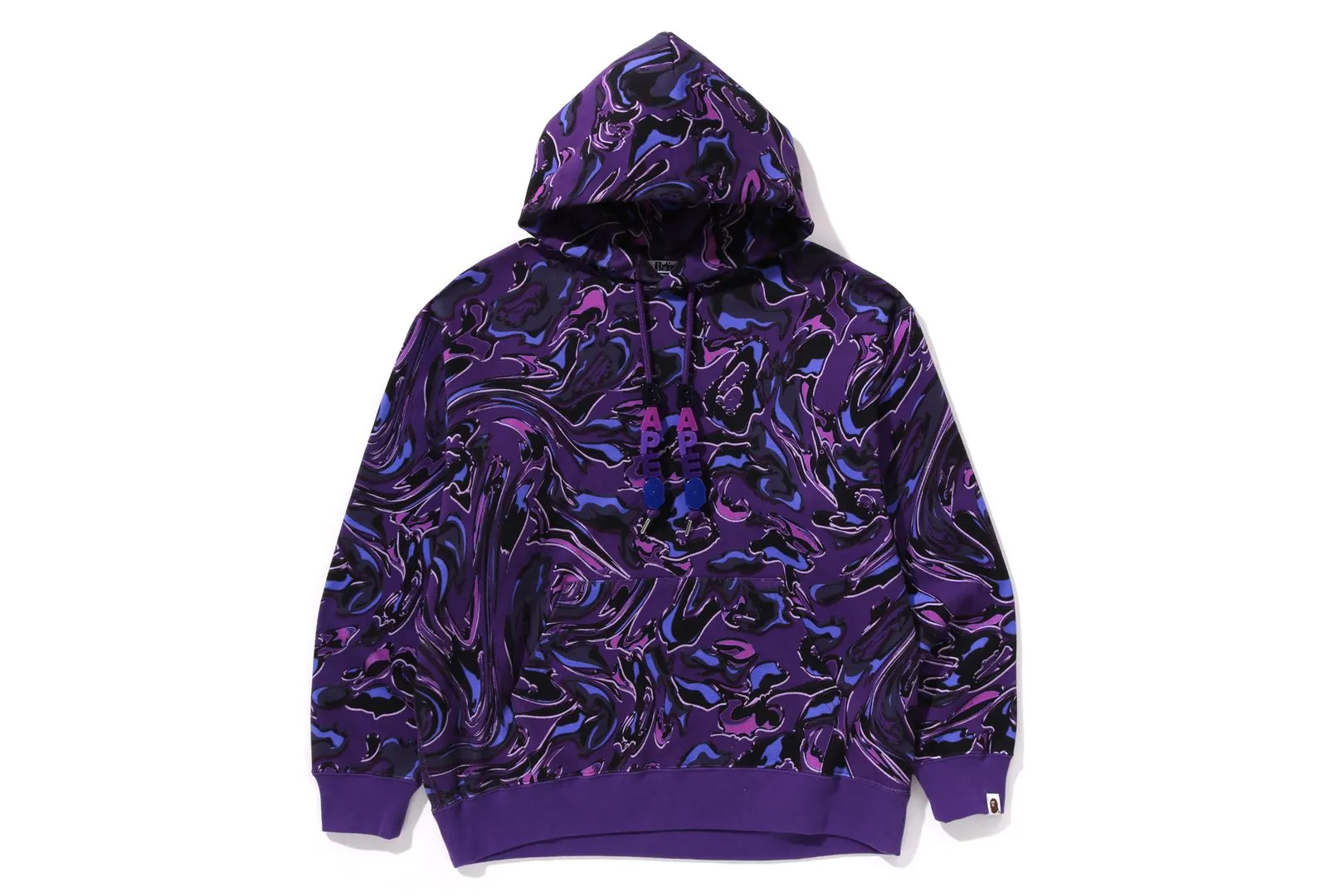 MARBLING CAMO RELAXED FIT PULLOVER HOODIE sold by Bape