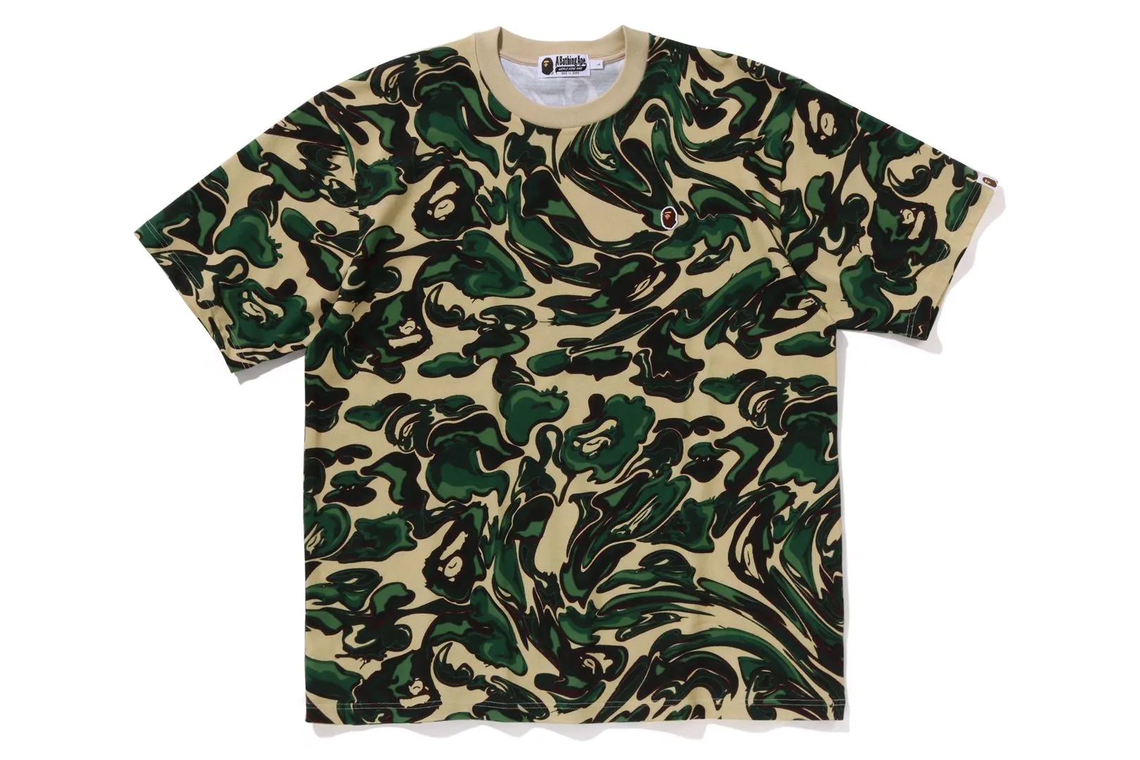MARBLING CAMO ONE POINT RELAXED FIT TEE sold by Bape