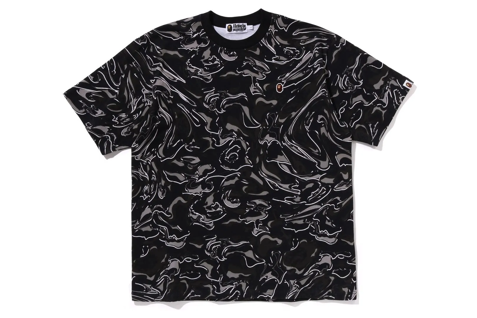 MARBLING CAMO ONE POINT RELAXED FIT TEE sold by Bape product image thumbnail 4