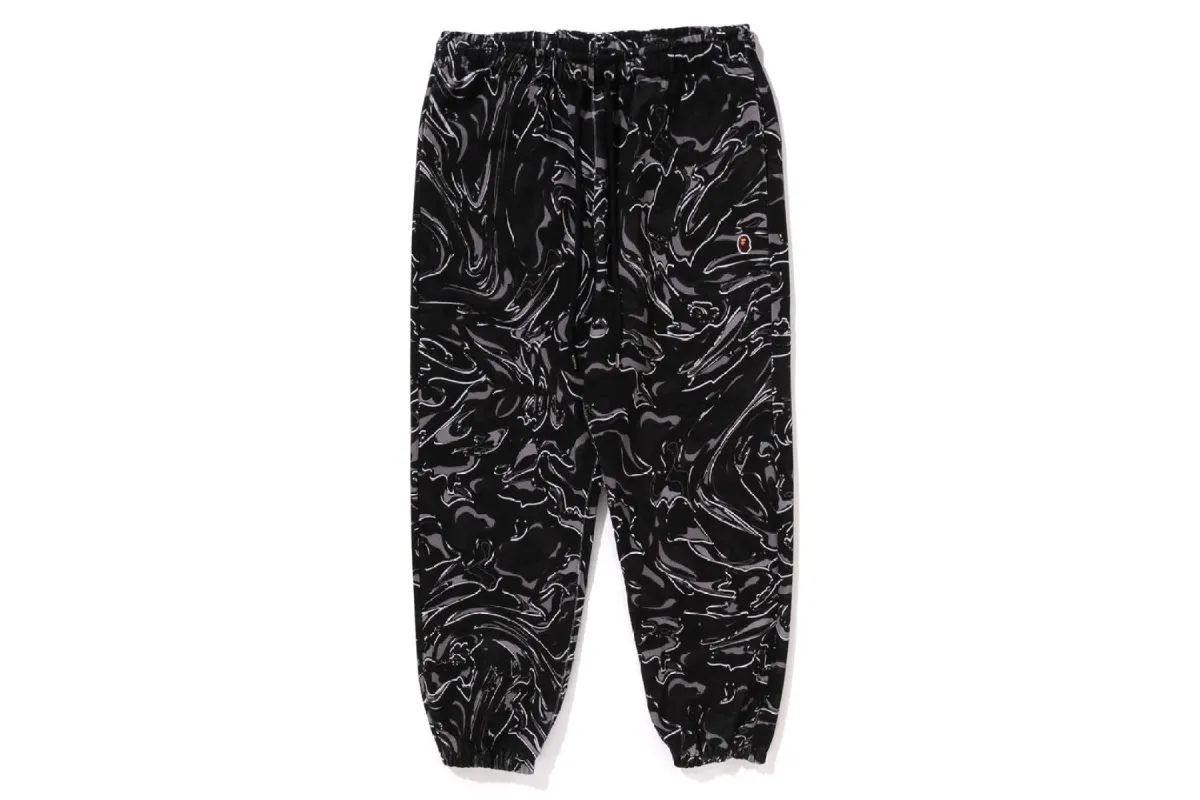 MARBLING CAMO JOGGER SWEAT PANTS sold by Bape