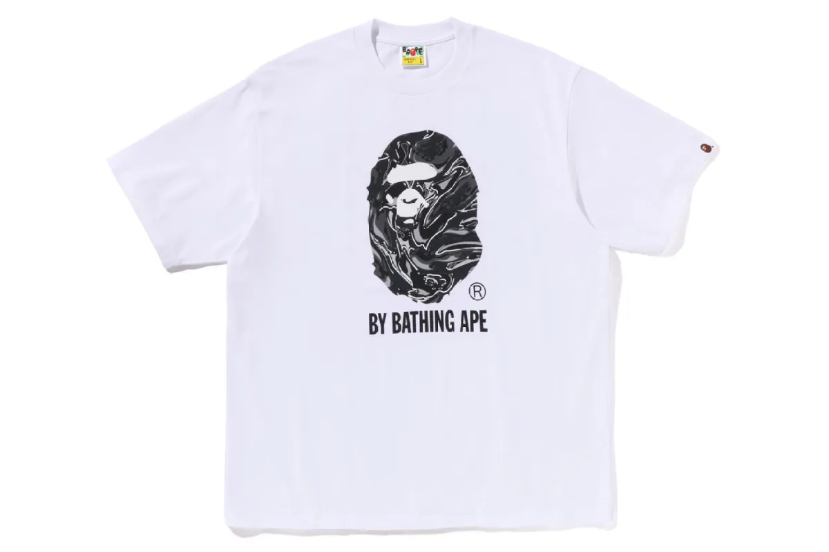 MARBLING CAMO BY BATHING APE RELAXED FIT TEE made by Bape