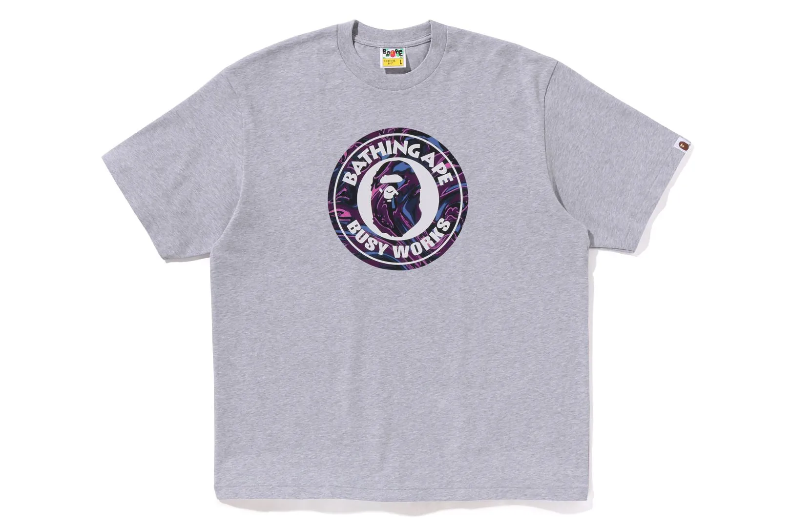 MARBLING CAMO BUSY WORKS RELAXED FIT TEE sold by Bape