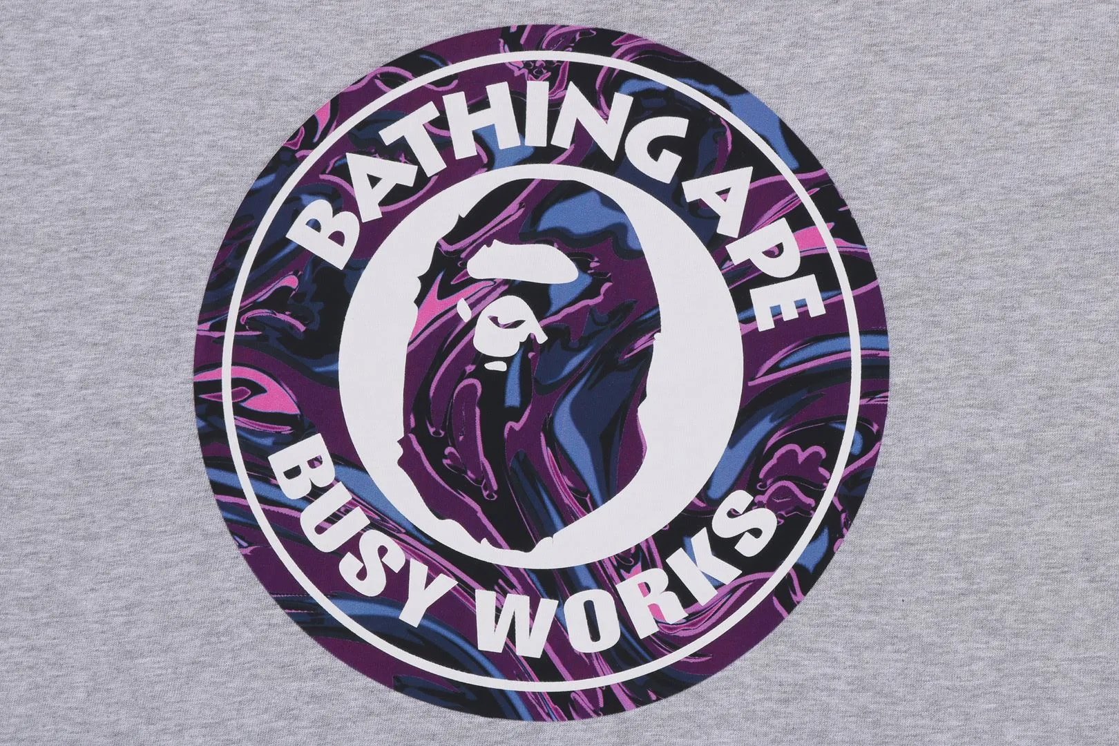 MARBLING CAMO BUSY WORKS RELAXED FIT TEE sold by Bape product image thumbnail 3