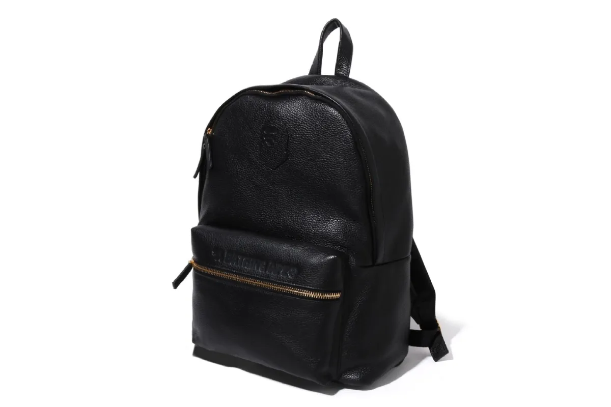LEATHER DAYPACK sold by Bape
