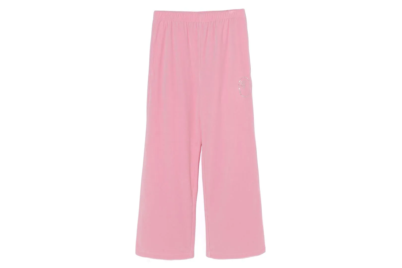 CRYSTAL STONE APE HEAD VELOUR WIDE PANTS sold by Bape product image thumbnail 5