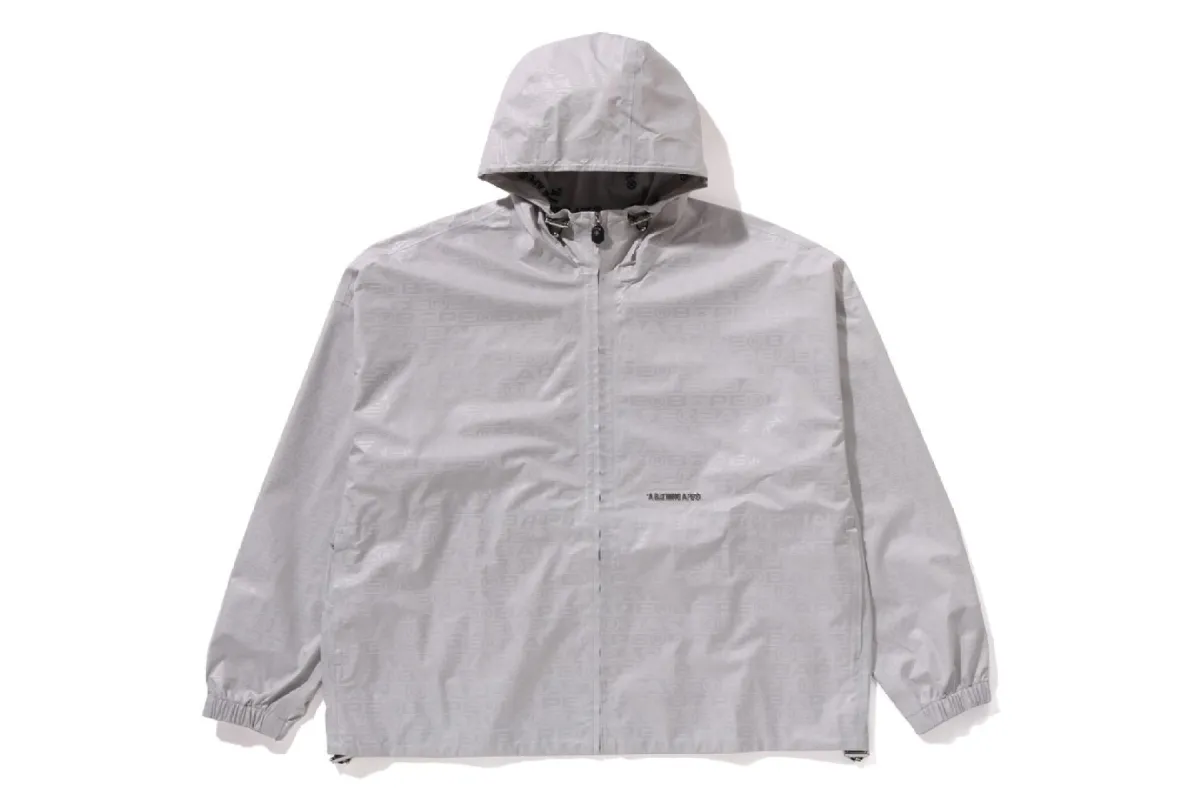 LUX SPORT PATTERN JACQUARD NYLON HOODED JACKET made by Bape
