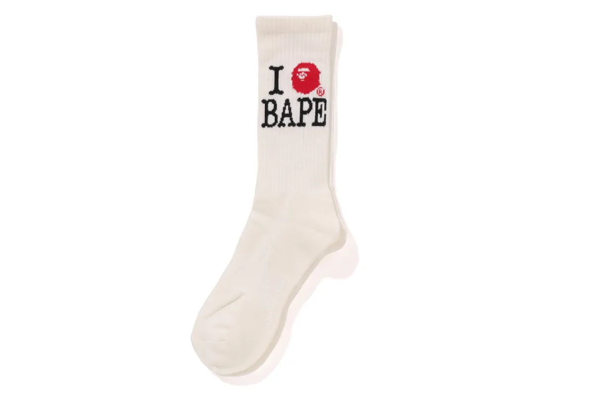 I LOVE BAPE SOCKS sold by Bape