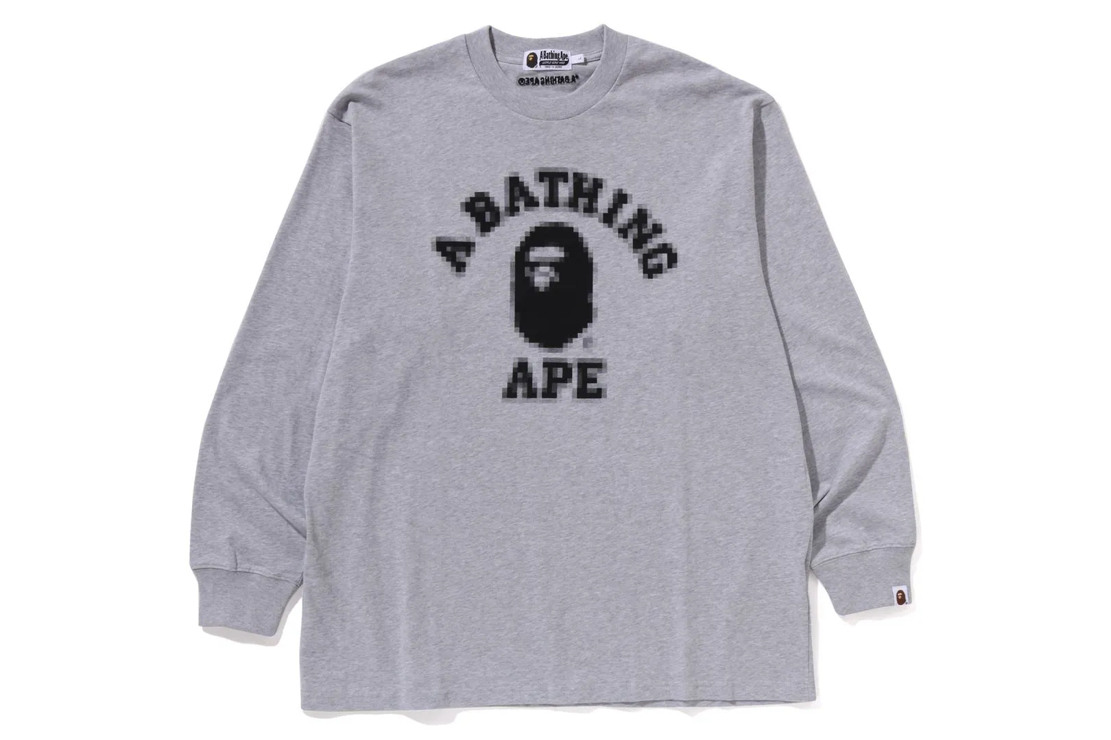 COLLEGE RELAXED FIT LS TEE sold by Bape