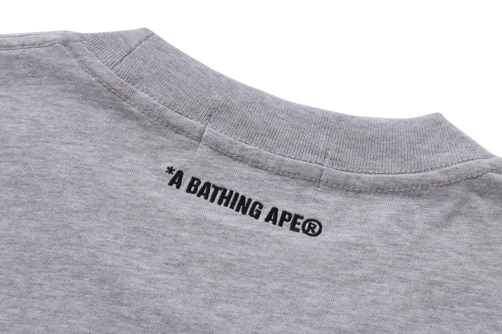 COLLEGE RELAXED FIT LS TEE sold by Bape product image thumbnail 4
