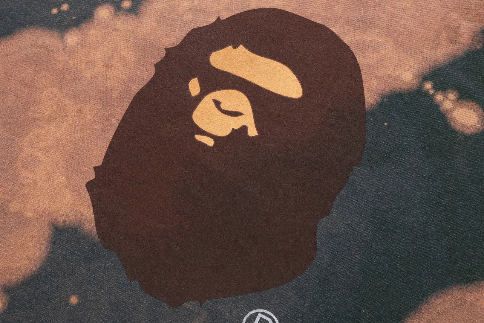 TIE DYE APE HEAD RELAXED FIT CREWNECK SWEATSHIRT sold by Bape product image thumbnail 3