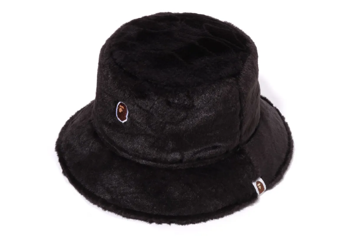 NEON CAMO FUR HAT sold by Bape