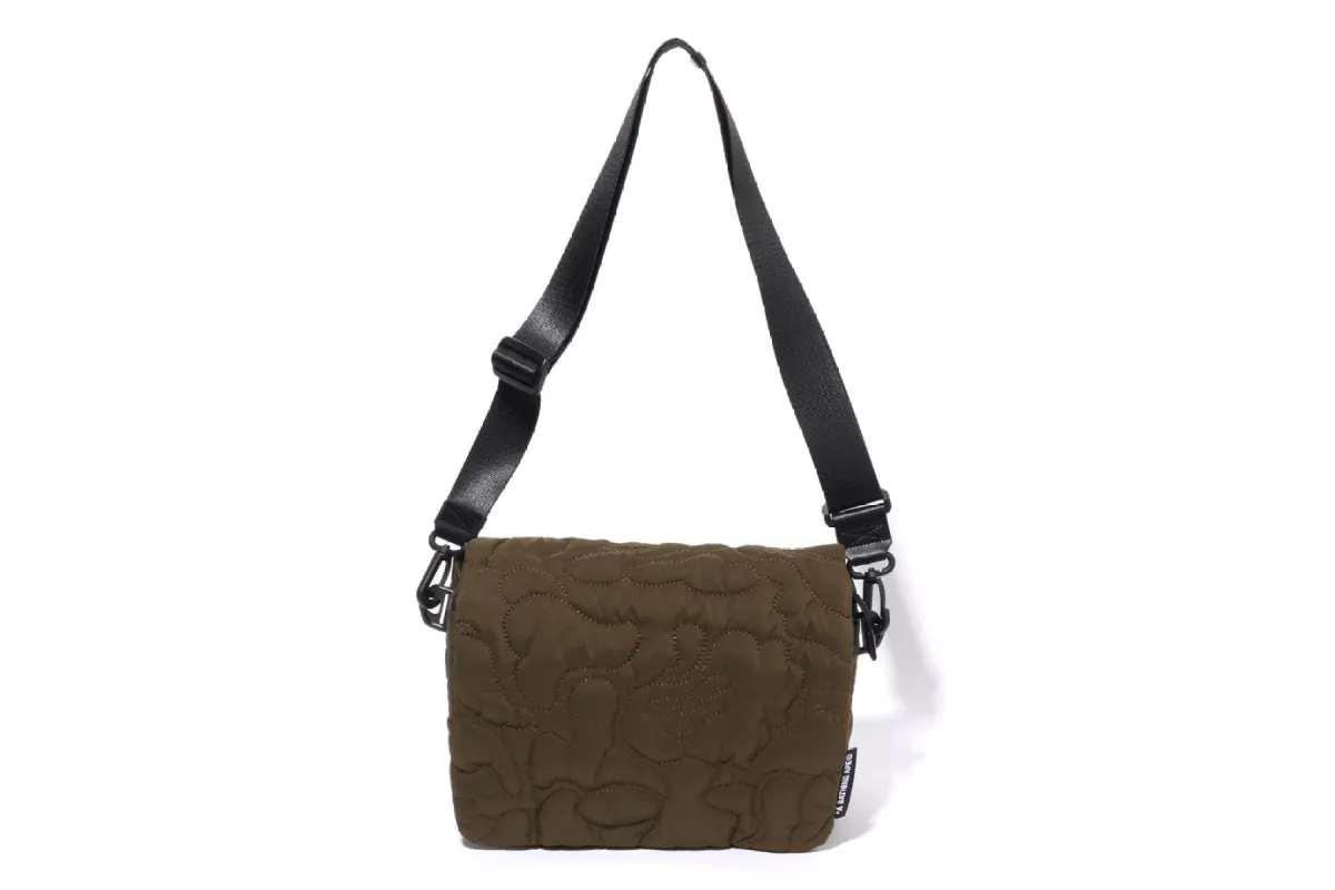 LINE CAMO QUILTED SHOULDER BAG sold by Bape