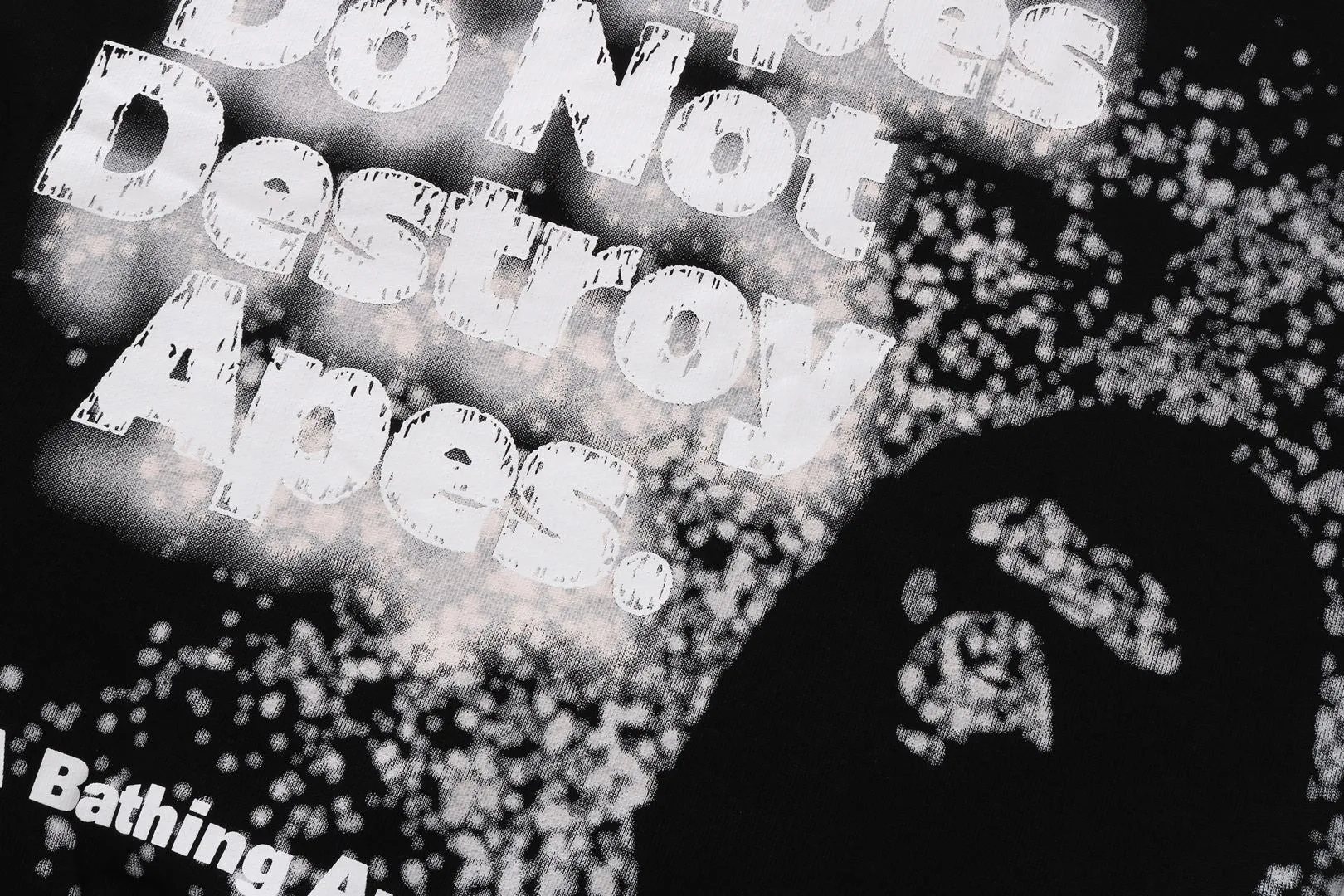 SPRAY PRINT LOGO RELAXED FIT CREWNECK SWEATSHIRT sold by Bape product image thumbnail 4