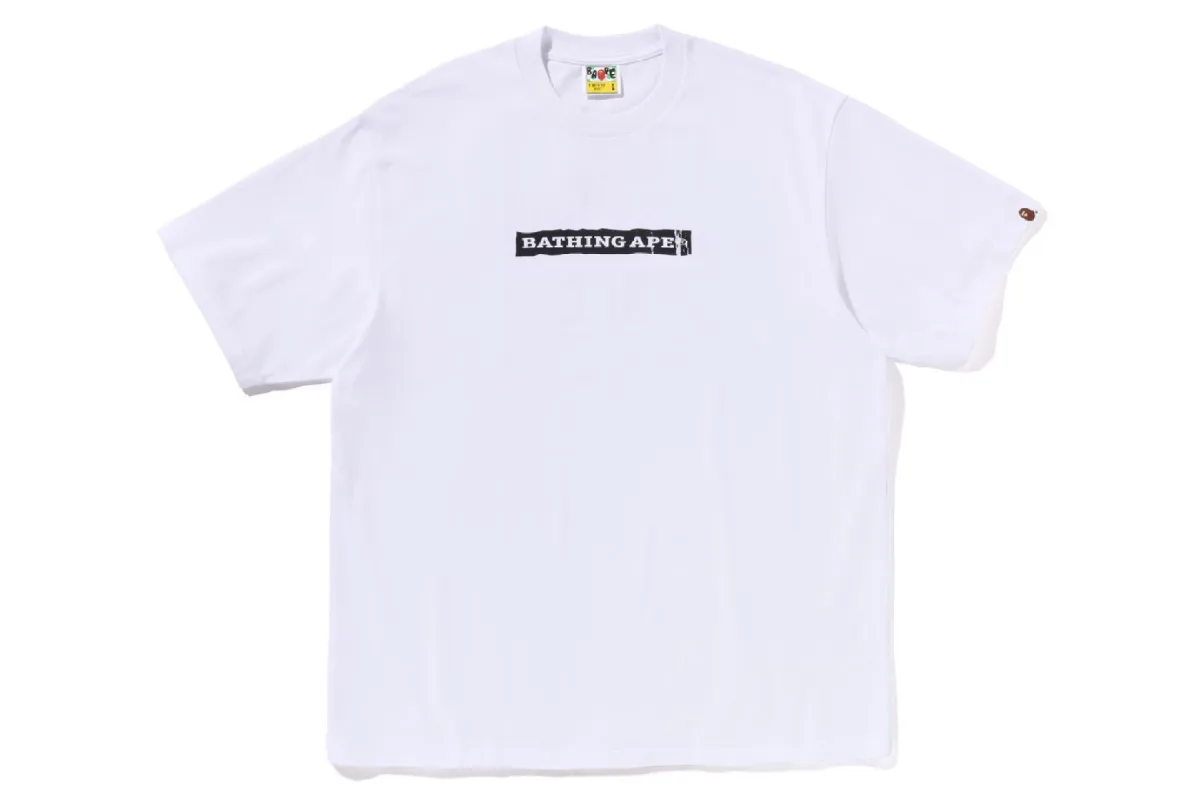 SCREEN PRINT STENCIL LOGO RELAXED FIT TEE sold by Bape
