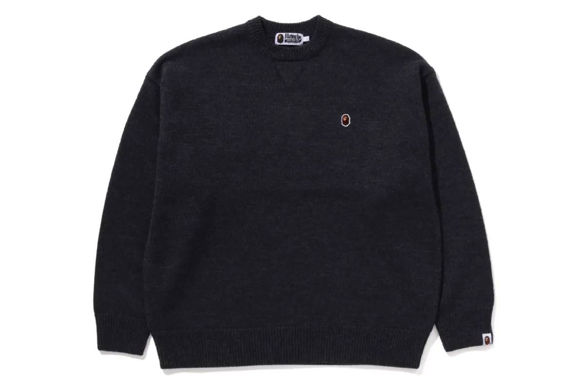 ONE POINT RELAXED FIT SWEATER sold by Bape