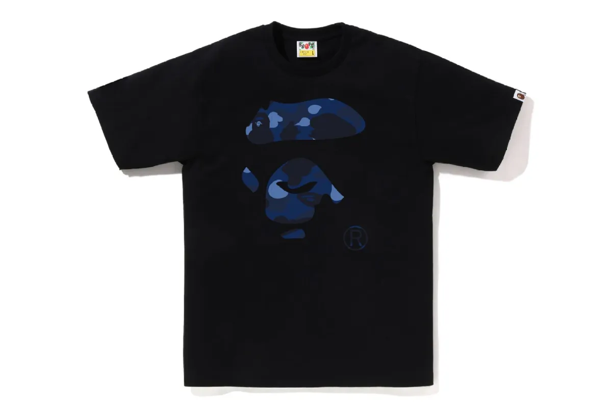 COLOR CAMO APE FACE TEE sold by Bape