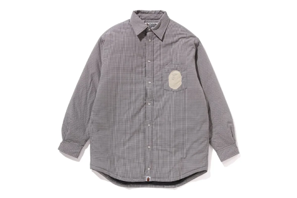 CHECK PADDED SHIRT JACKET sold by Bape