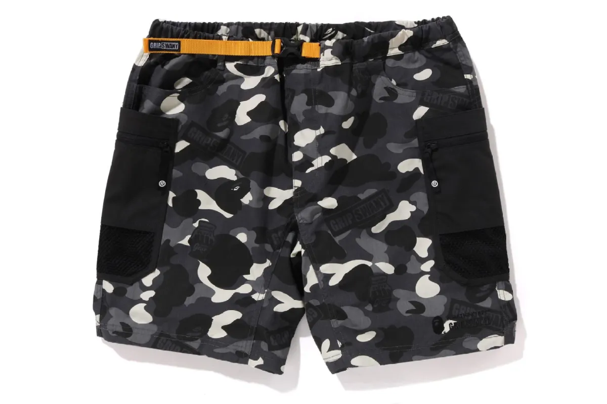【 BAPE X GRIP SWANY 】 GR CAMO FIREPROOF GEAR BUGGY SHORTS sold by Bape