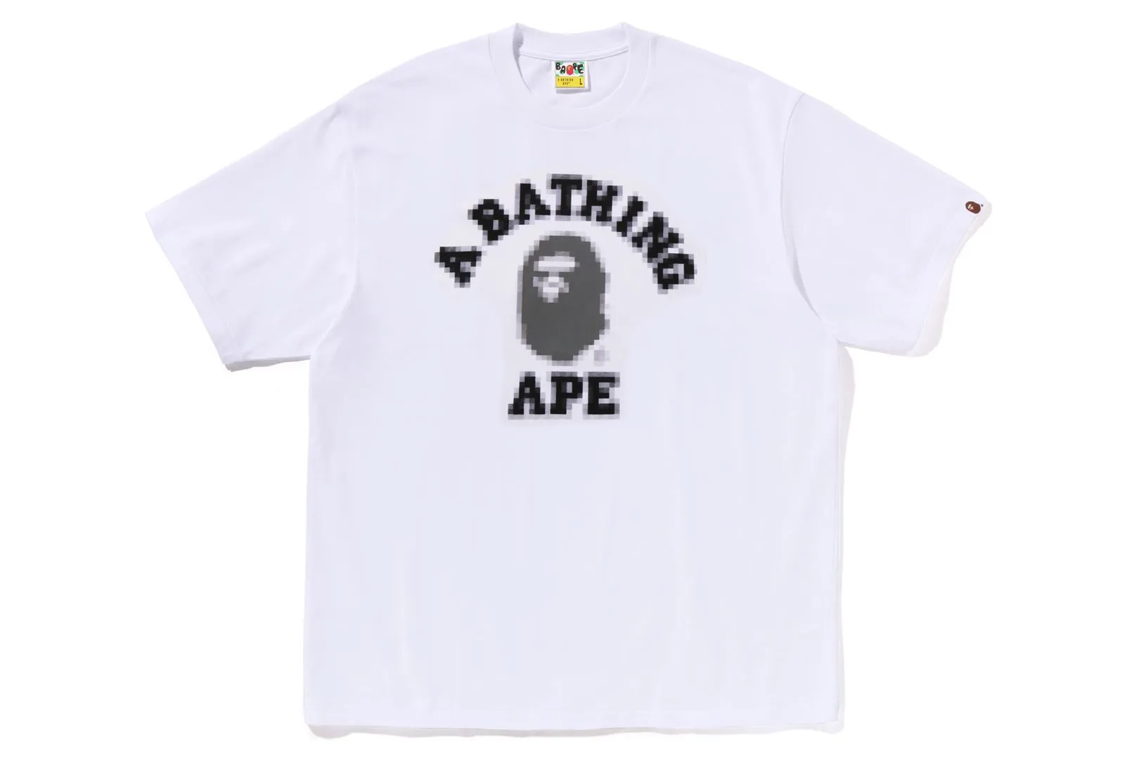 PIXAL COLLEGE RELAXED FIT TEE sold by Bape