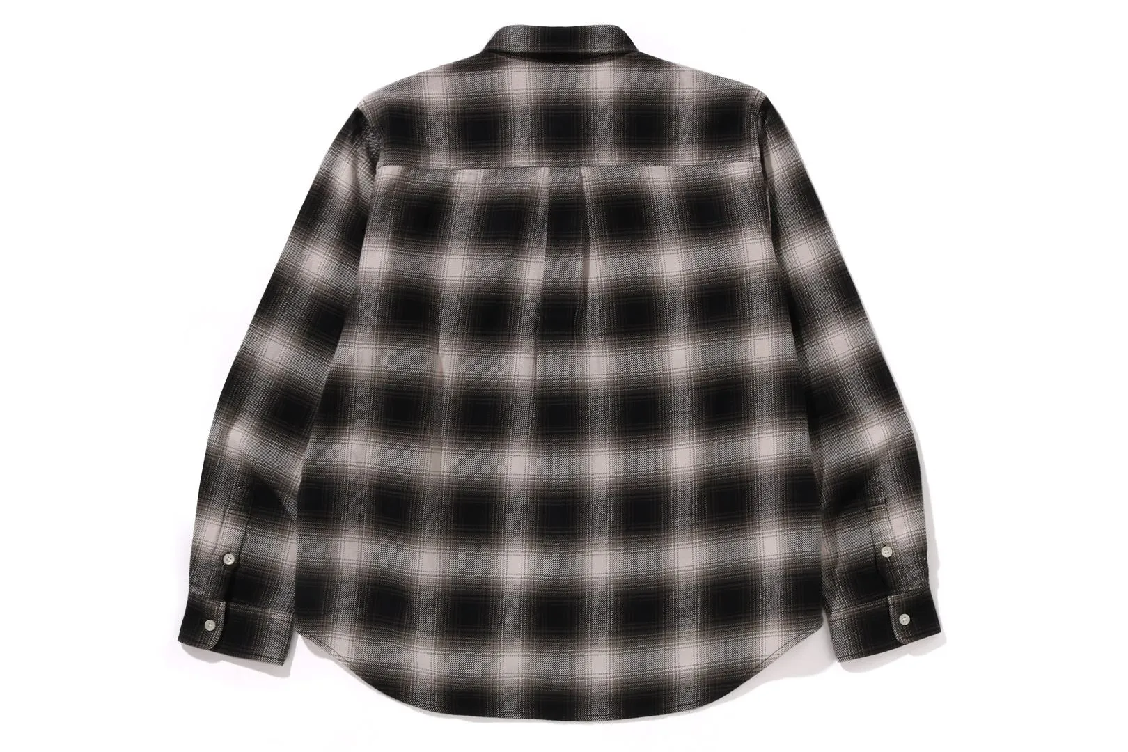 ONE POINT OMBRE CHECK RELAXED FIT LS SHIRT sold by Bape product image thumbnail 2