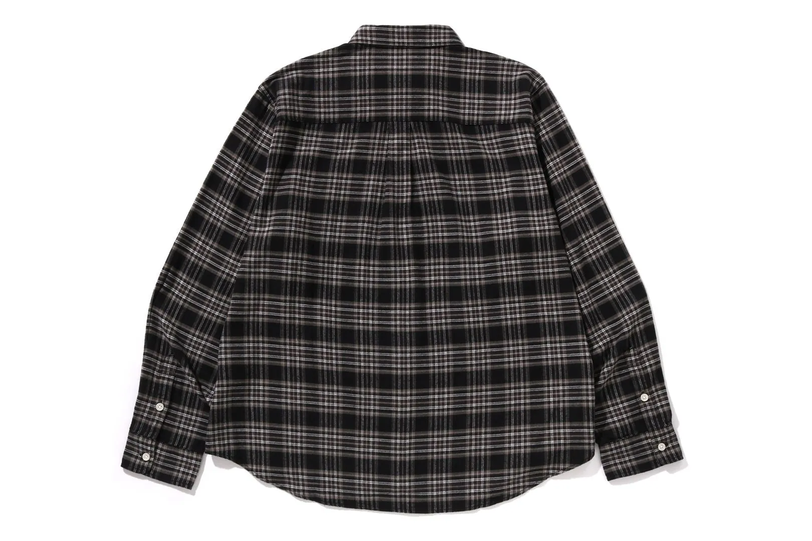 ONE POINT FLANNEL CHECK RELAXED FIT SHIRT sold by Bape product image thumbnail 5