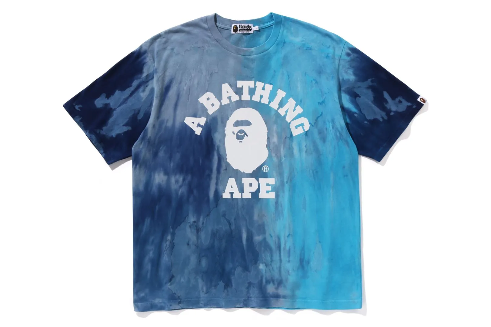 ICE DYE COLLEGE RELAXED FIT TEE sold by Bape product image thumbnail 4