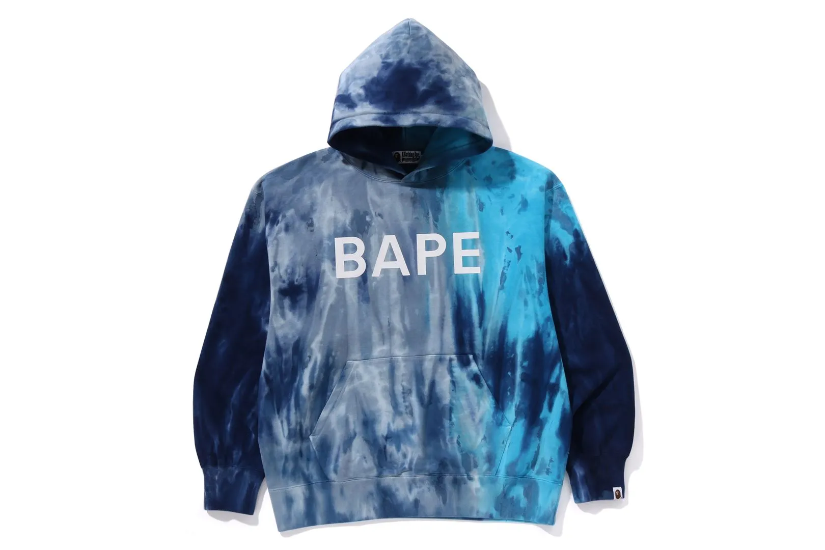 ICE DYE BAPE RELAXED FIT PULLOVER HOODIE sold by Bape
