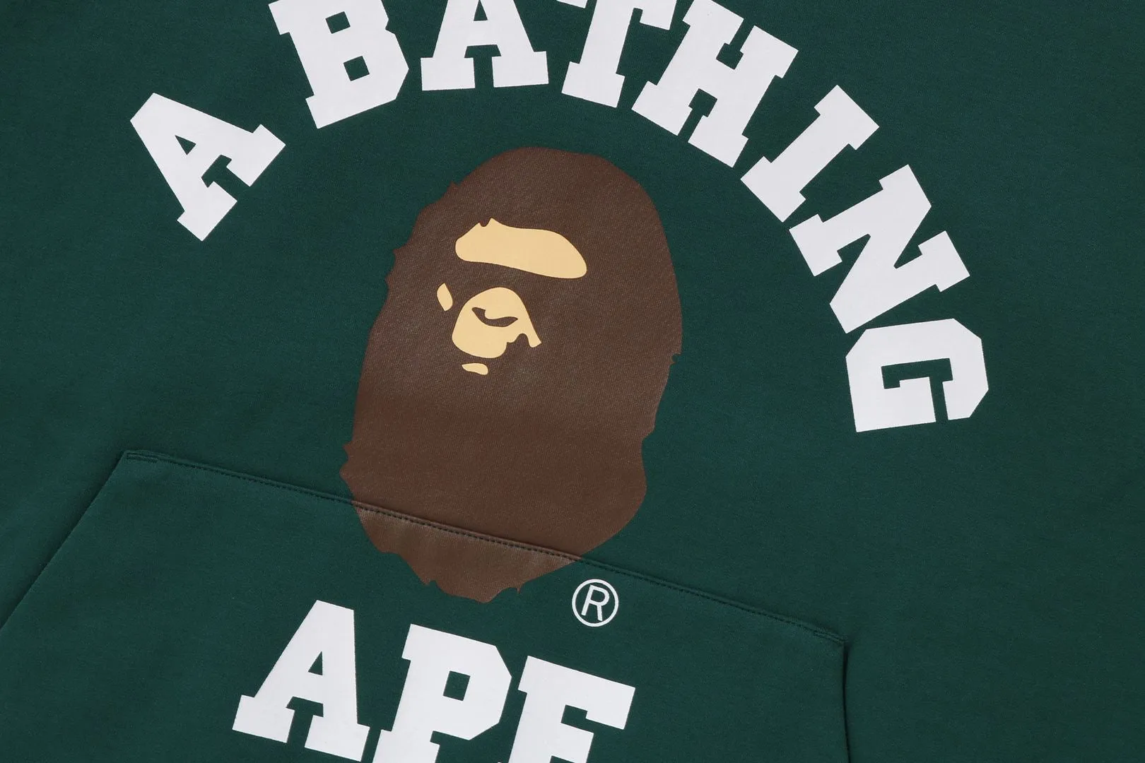 COLLEGE PUFFY RELAXED FIT PULLOVER HOODIE sold by Bape product image thumbnail 3
