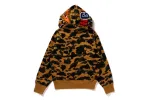 1ST CAMO SHARK FULL ZIP HOODIE sold by Bape
