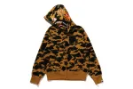 1ST CAMO SHARK FULL ZIP HOODIE sold by Bape