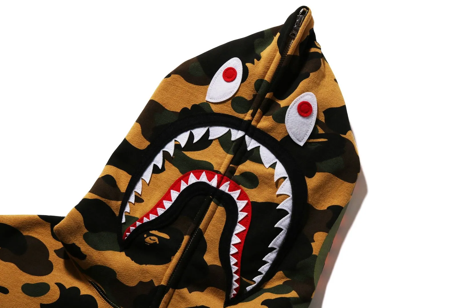 1ST CAMO SHARK FULL ZIP HOODIE sold by Bape product image thumbnail 4